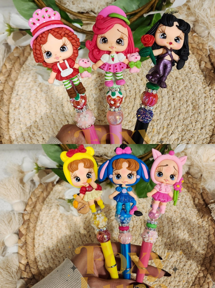 PreMade Clay Doll Pens