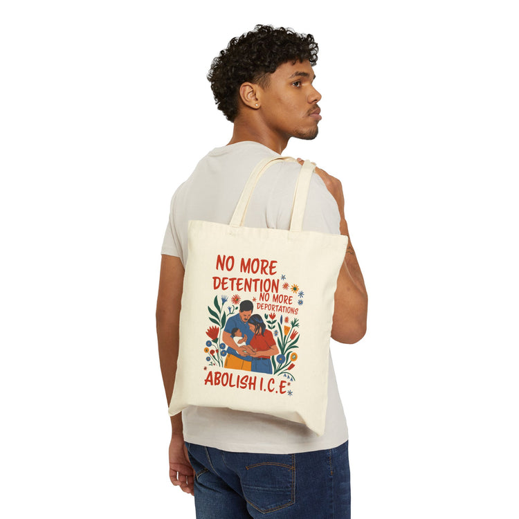 Abolish ICE Cotton Canvas Tote Bag