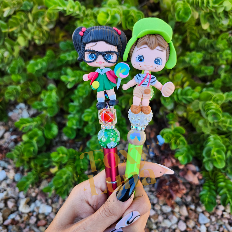 Pre Order Clay Doll Pens (Beads will vary)