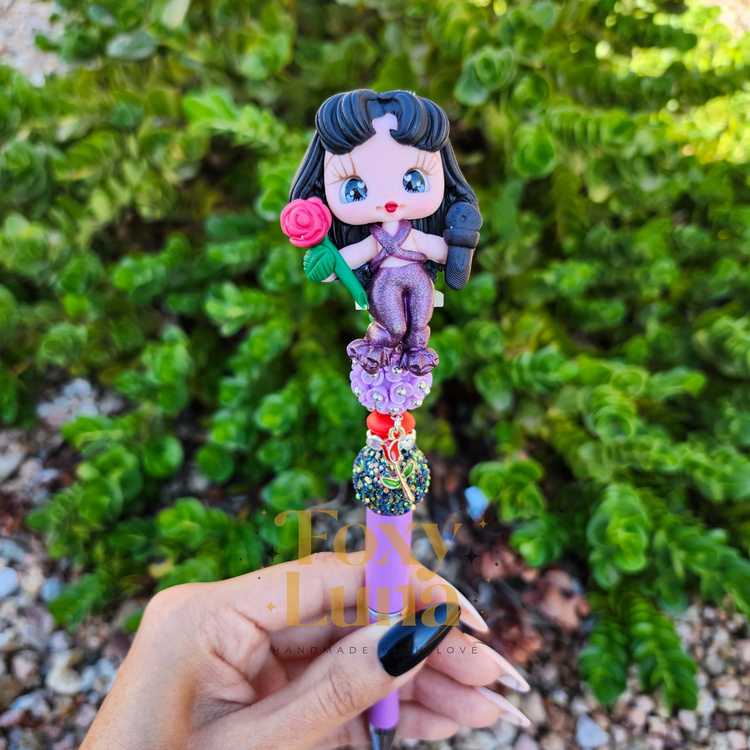 Pre Order Selena Clay Doll Pen (Beads Will Vary)