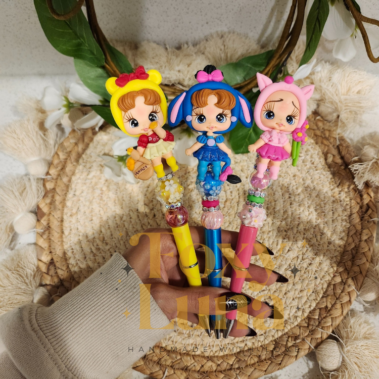 PreMade Clay Doll Pens