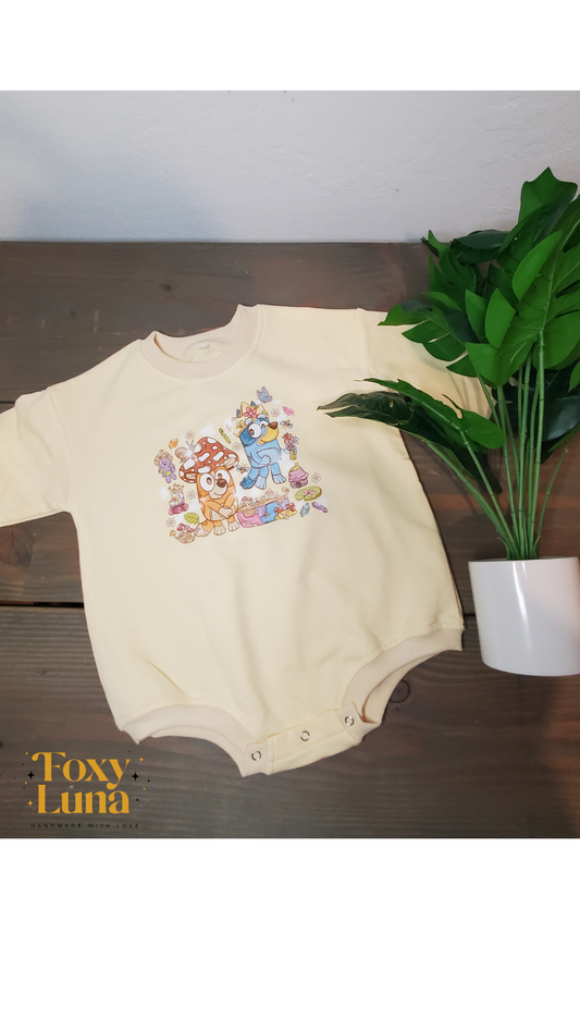 Cottagecore Dog Romper